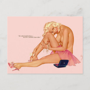 Postal Alberto Vargas Vintage