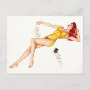 Postal Alberto Vargas Vintage