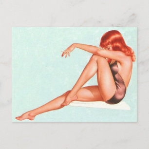 Postal Alberto Vargas Vintage