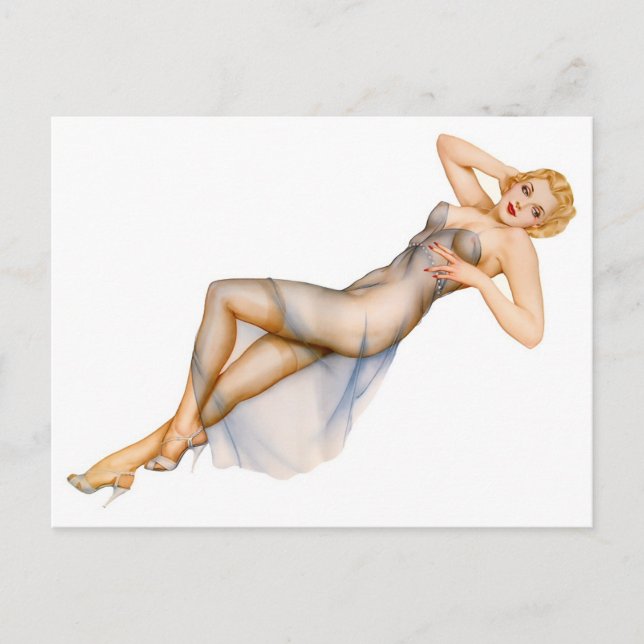 Postal Alberto Vargas Vintage (Anverso)