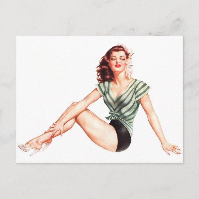 Postal Alberto Vargas Vintage (Anverso)