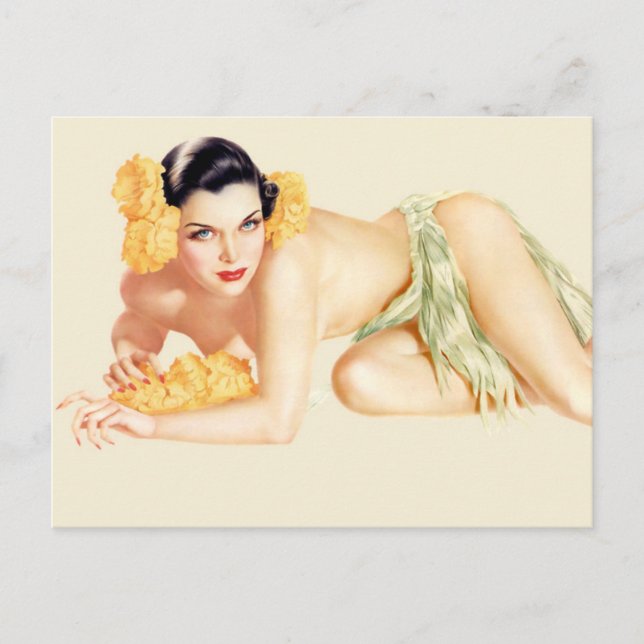Postal Alberto Vargas Vintage (Anverso)
