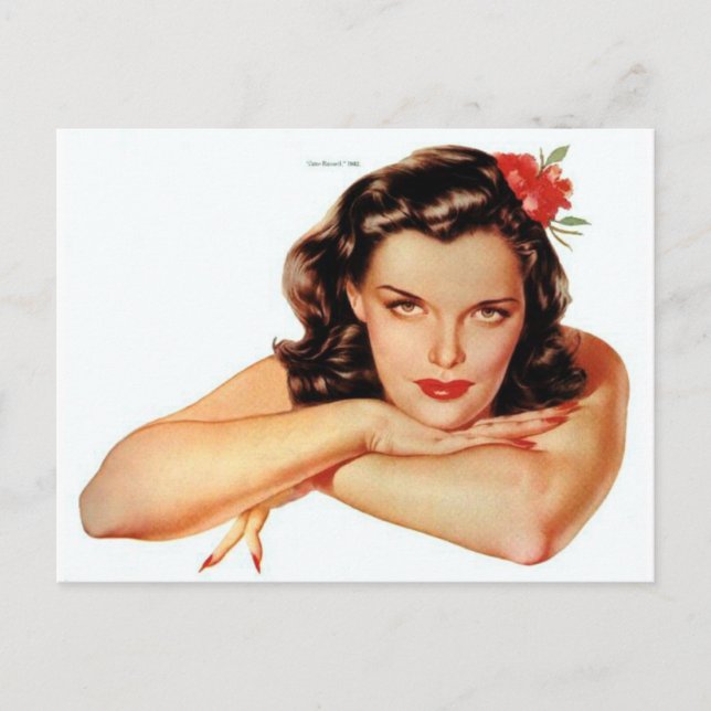 Postal Alberto Vargas Vintage (Anverso)