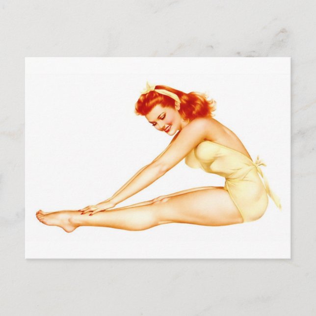 Postal Alberto Vargas Vintage (Anverso)