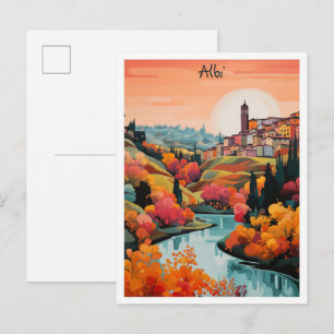 Postal Albi Francia Viajes Ciudad Estética