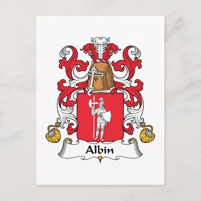 Postal Albin Family Crest (Anverso)