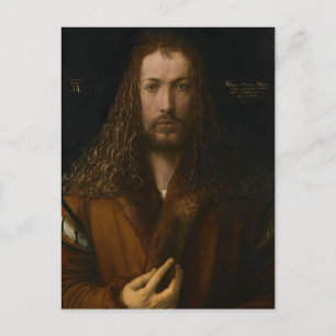 Postal Albrecht Dürer - autorretrato, 1500