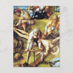 Postal Albrecht Durer - El dolor de los siete Marys - cla