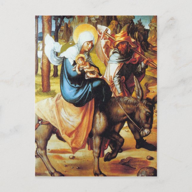 Postal Albrecht Durer - El dolor de los siete Marys - Vue (Anverso)