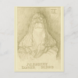 Postal "Albrecht Durer Pedro"