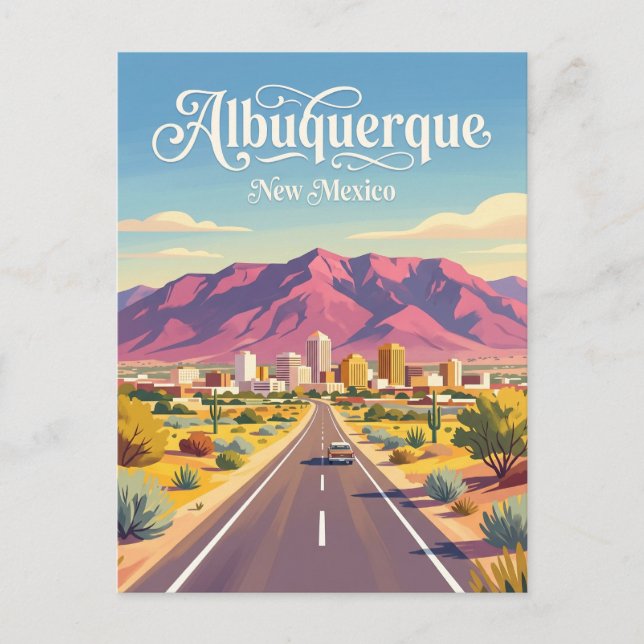 Postal Albuquerque EE. UU. (Anverso)