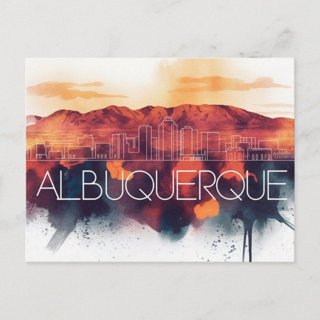 Postal Albuquerque Nuevo México (Anverso)