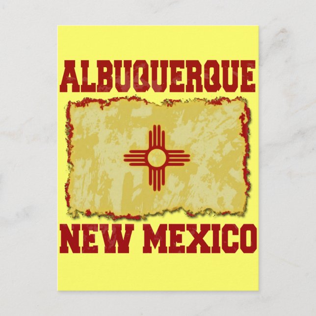 Postal Albuquerque, Nuevo México (Anverso)