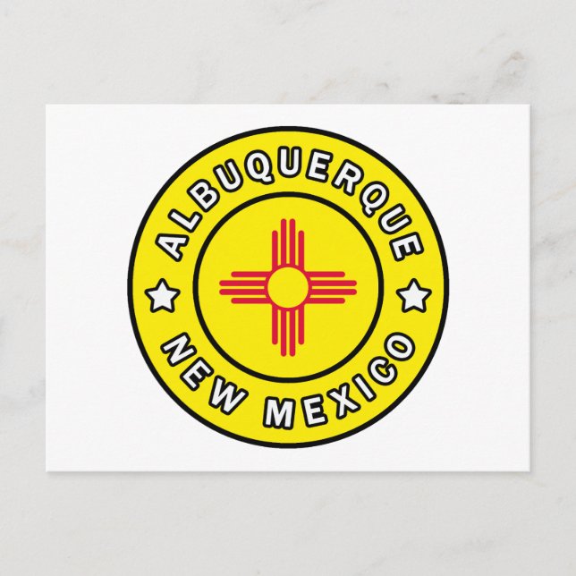 Postal Albuquerque Nuevo México (Anverso)