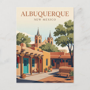 Postal Albuquerque Old Town Nuevo México