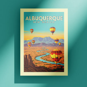 Postal Albuquerque Vintage Nuevo México