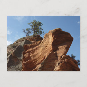 Postal Alcance de ángeles en el Parque Nacional de Zion