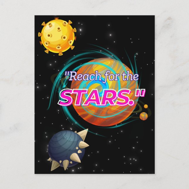 POSTAL ALCANCE DE LAS ESTRELLAS (Anverso)