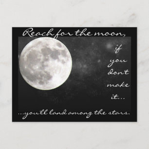 Postal Alcanzar la luna.....