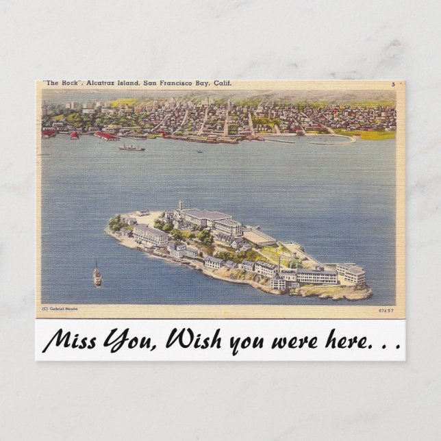 Postal Alcatraz, San Francisco, Calif. (Anverso)