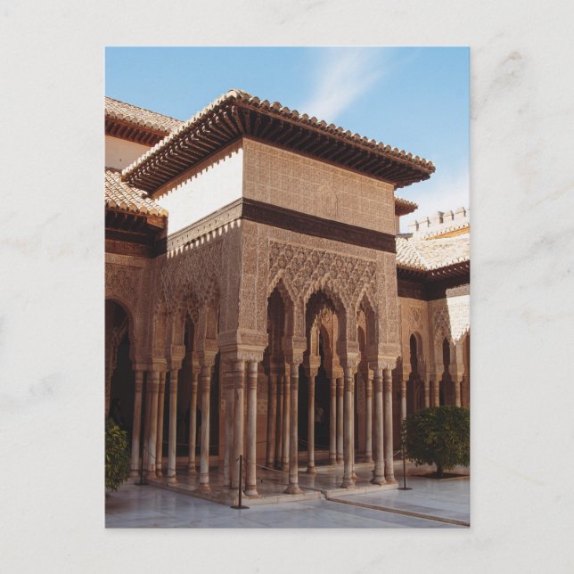 Postal Alcazada en la Alhambra Granada España (Anverso)