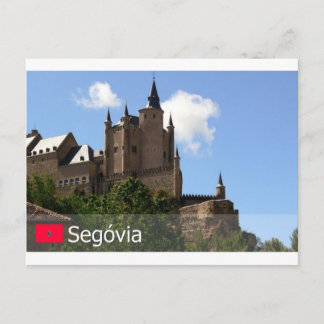 Postal Alcázar de Segóvia, Espanha