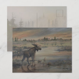 Postal Alce majestuoso