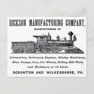Postal Alco - Dickson Manufacturing Company 1856
