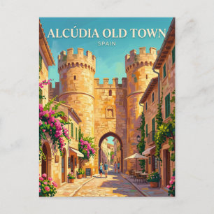 Postal Alcúdia Ciudad Antigua España