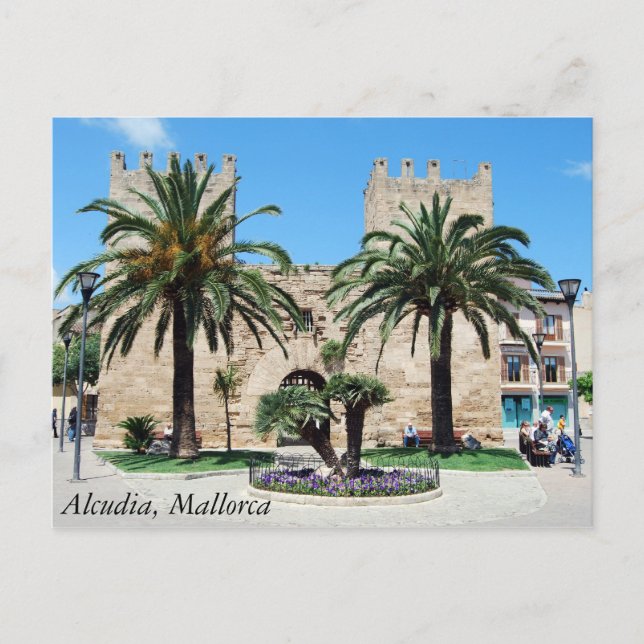 Postal Alcudia, Mallorca (Anverso)