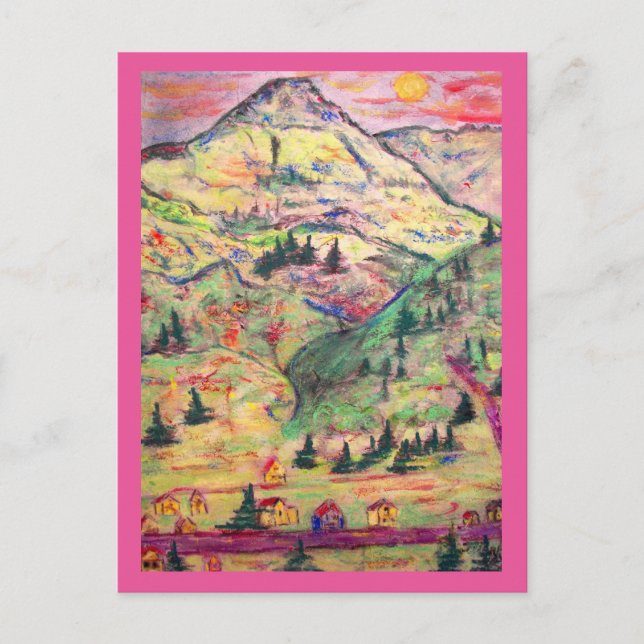 Postal aldea de colorado (Anverso)