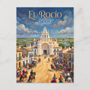 Postal Aldea de El Rocío España