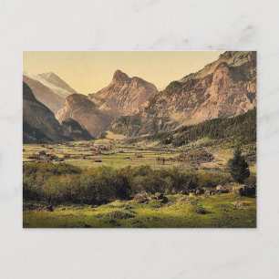 Postal Aldea de Kandersteg, Bernese Oberland, Suiza