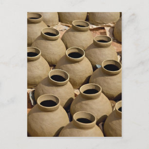 Postal Aldea de la cerámica, región de Ashanti, Ghana