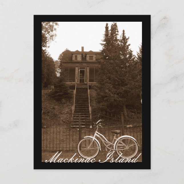 Postal Aldea de la isla Mackinac (Anverso)