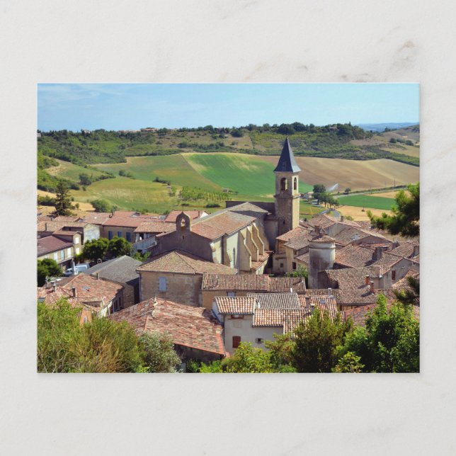 Postal Aldea de Lautrec en Francia (Anverso)