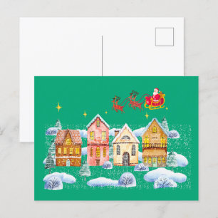 Postal Aldea de Navidades del Polo Norte de Santa Claus