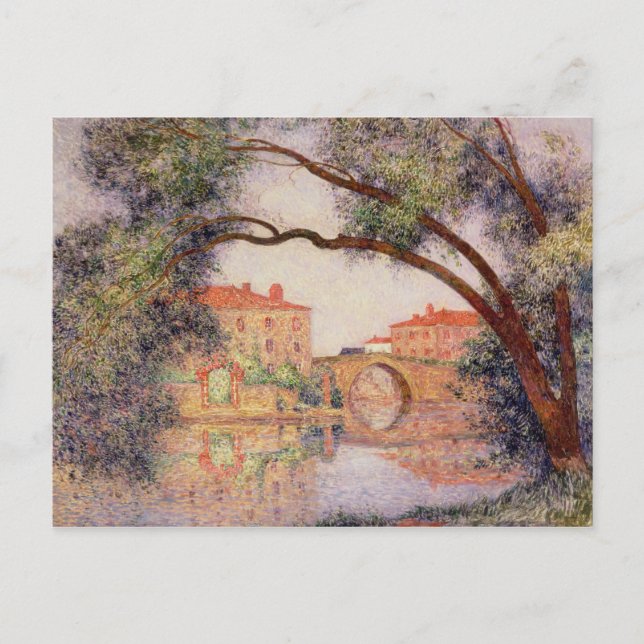 Postal Aldea de Normandía (Anverso)