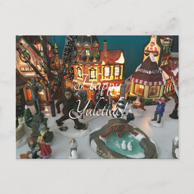 Postal Aldea de vacaciones en Bigfoot (Anverso)