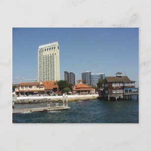 Postal Aldea del puerto marítimo