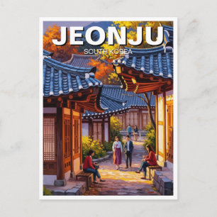 Postal Aldea Hanok de Jeonju Corea del Sur