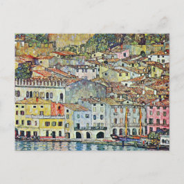 Postal Aldea italiana Malcena en Gardasee por Klimt