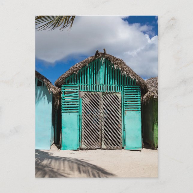 Postal Aldea Mano Juan en la República Dominicana (Anverso)