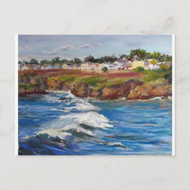 Postal Aldea Mendocino (Anverso)