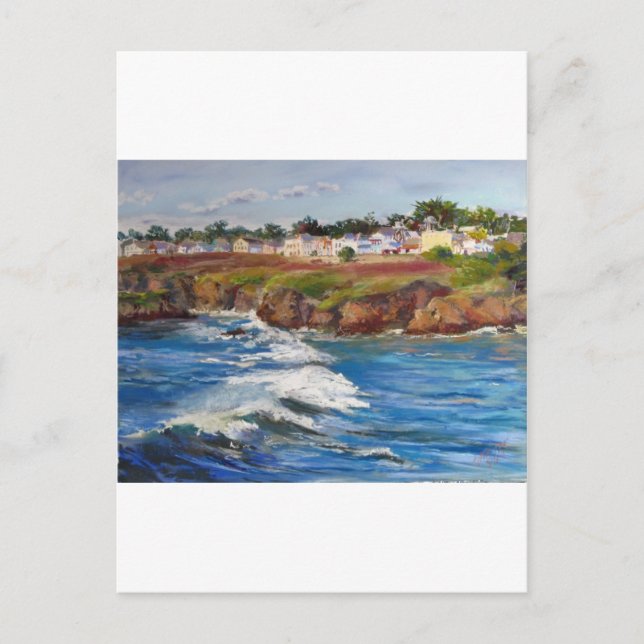 Postal Aldea Mendocino (Anverso)