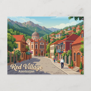 Postal Aldea Roja (Krasnaya Sloboda) Azerbaiyán