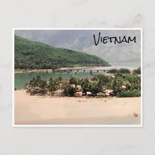 Postal aldeas costeras de vietnam (Anverso)