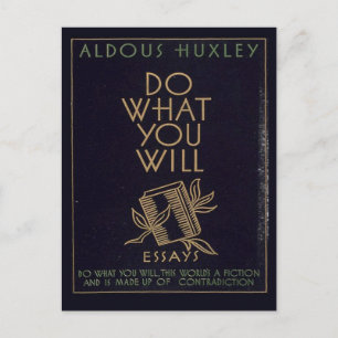 Postal Aldous Huxley Book