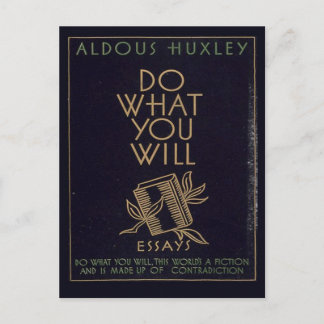 Postal Aldous Huxley Book