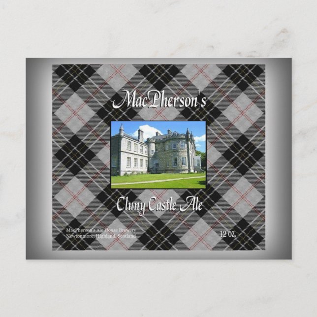 Postal Ale, el castillo de Cluny de MacPherson (Anverso)